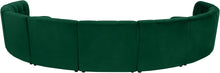 Load image into Gallery viewer, Limitless Green Velvet 9pc. Modular Sectional