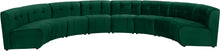 Load image into Gallery viewer, Limitless Green Velvet 8pc. Modular Sectional
