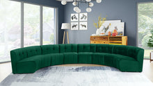 Load image into Gallery viewer, Limitless Green Velvet 8pc. Modular Sectional