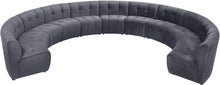 Load image into Gallery viewer, Limitless Grey Velvet 11pc. Modular Sectional