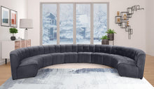 Load image into Gallery viewer, Limitless Grey Velvet 10pc. Modular Sectional