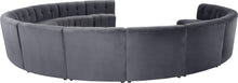 Load image into Gallery viewer, Limitless Grey Velvet 13pc. Modular Sectional