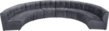 Load image into Gallery viewer, Limitless Grey Velvet 8pc. Modular Sectional