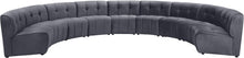 Load image into Gallery viewer, Limitless Grey Velvet 9pc. Modular Sectional