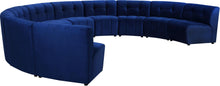 Load image into Gallery viewer, Limitless Navy Velvet 10pc. Modular Sectional