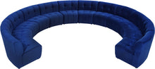 Load image into Gallery viewer, Limitless Navy Velvet 12pc. Modular Sectional