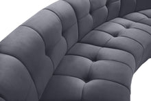 Load image into Gallery viewer, Limitless Grey Velvet 5pc. Modular Sectional