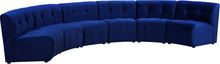 Load image into Gallery viewer, Limitless Navy Velvet 6pc. Modular Sectional