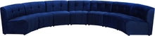 Load image into Gallery viewer, Limitless Navy Velvet 7pc. Modular Sectional