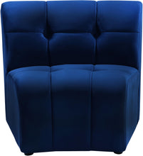 Load image into Gallery viewer, Limitless Navy Velvet Modular Chair