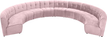 Load image into Gallery viewer, Limitless Pink Velvet 10pc. Modular Sectional