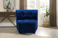 Load image into Gallery viewer, Limitless Navy Velvet Modular Chair