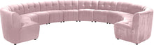 Load image into Gallery viewer, Limitless Pink Velvet 12pc. Modular Sectional