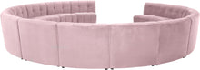 Load image into Gallery viewer, Limitless Pink Velvet 14pc. Modular Sectional
