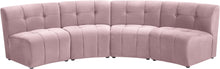 Load image into Gallery viewer, Limitless Pink Velvet 4pc. Modular Sectional
