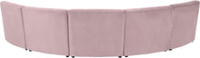 Load image into Gallery viewer, Limitless Pink Velvet 5pc. Modular Sectional