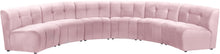 Load image into Gallery viewer, Limitless Pink Velvet 6pc. Modular Sectional