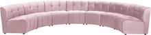 Load image into Gallery viewer, Limitless Pink Velvet 7pc. Modular Sectional