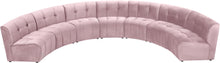 Load image into Gallery viewer, Limitless Pink Velvet 7pc. Modular Sectional