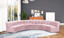 Load image into Gallery viewer, Limitless Pink Velvet 6pc. Modular Sectional