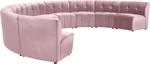 Load image into Gallery viewer, Limitless Pink Velvet 9pc. Modular Sectional