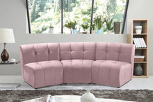 Load image into Gallery viewer, Limitless Pink Velvet 3pc. Modular Sectional