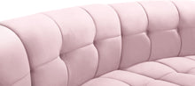 Load image into Gallery viewer, Limitless Pink Velvet 4pc. Modular Sectional