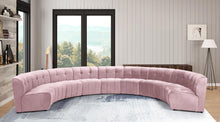Load image into Gallery viewer, Limitless Pink Velvet 9pc. Modular Sectional