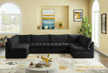 Load image into Gallery viewer, Jacob Black Velvet Modular Sectional