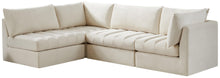Load image into Gallery viewer, Jacob Cream Velvet Modular Sectional