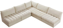 Load image into Gallery viewer, Jacob Cream Velvet Modular Sectional