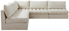 Load image into Gallery viewer, Jacob Cream Velvet Modular Sectional