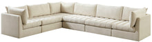 Load image into Gallery viewer, Jacob Cream Velvet Modular Sectional