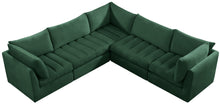 Load image into Gallery viewer, Jacob Green Velvet Modular Sectional