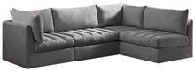 Load image into Gallery viewer, Jacob Grey Velvet Modular Sectional