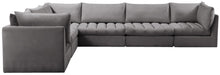Load image into Gallery viewer, Jacob Grey Velvet Modular Sectional
