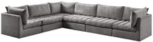 Load image into Gallery viewer, Jacob Grey Velvet Modular Sectional