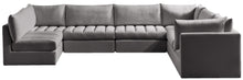 Load image into Gallery viewer, Jacob Grey Velvet Modular Sectional