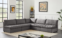 Load image into Gallery viewer, Jacob Grey Velvet Modular Sectional