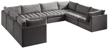 Load image into Gallery viewer, Jacob Grey Velvet Modular Sectional