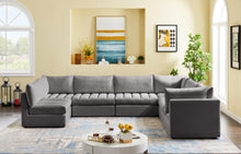 Load image into Gallery viewer, Jacob Grey Velvet Modular Sectional