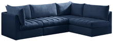 Load image into Gallery viewer, Jacob Navy Velvet Modular Sectional
