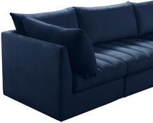 Load image into Gallery viewer, Jacob Navy Velvet Modular Sectional