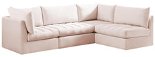 Load image into Gallery viewer, Jacob Pink Velvet Modular Sectional