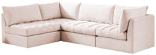 Load image into Gallery viewer, Jacob Pink Velvet Modular Sectional