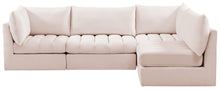 Load image into Gallery viewer, Jacob Pink Velvet Modular Sectional