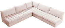 Load image into Gallery viewer, Jacob Pink Velvet Modular Sectional