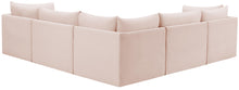 Load image into Gallery viewer, Jacob Pink Velvet Modular Sectional