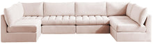 Load image into Gallery viewer, Jacob Pink Velvet Modular Sectional