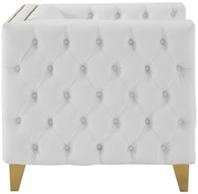 Load image into Gallery viewer, Michelle White Faux Leather Chair